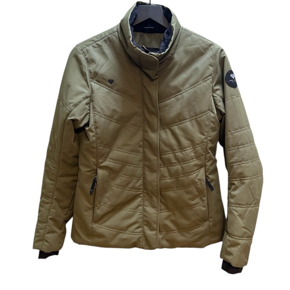 Obermeyer Olive green Quilted Jacket size 6